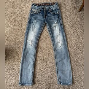 Rock Revival Athena Blue Denim Jeans